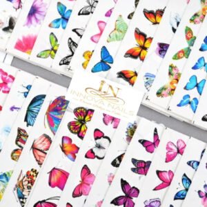 3D Water Decal Sheets Butterflies - Nail Art