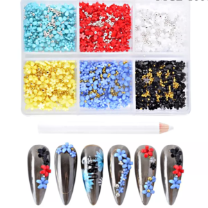 3D Box Acrylic Flower Set #2