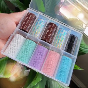 DIOR Transfer Foil Nail Art Decoration - 10 Pcs
