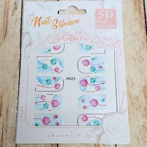Floral 5D Nail Art Stickers JP023