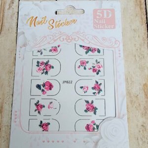 Floral 5D Nail Art Stickers JP022