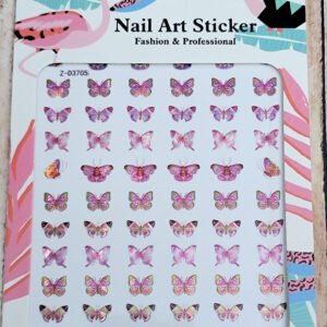 Holographic Butterflies Nail Art Stickers