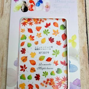 Maple Leaves Nail Art Stickers