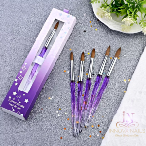Purple Crystal Kolinsky Brush #14