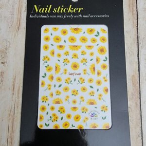 Sunflower Nail Art Stickers