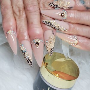 Cover Cappuccino Acrylic Nail Powder 1 oz