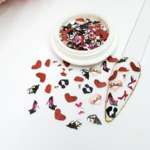 High Heels and Hearts Nail Art Decoration (Glamour Edition)