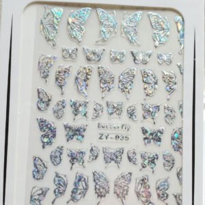 Holographic Butterflies Stickers #1 - Nail Art Decoration