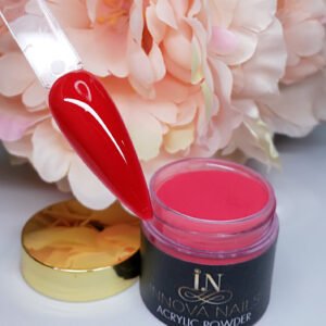 Scarlet Red Acrylic Nail Powder 1 oz