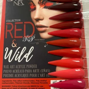 Acrylic Art Powder Collection: Red & Wild
