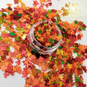 Autumn Mapple Leaf Nail Decoration