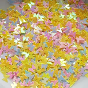 Butterfly Shape Nail Glitter Decoration