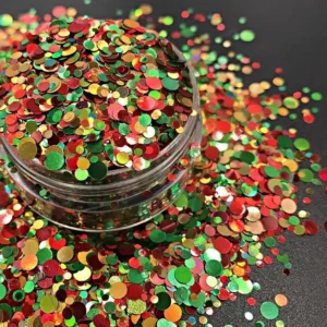 Christmas Glitter Nail Decoration