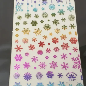 Christmas Gold  Nail Art Stickers 3 (R249)