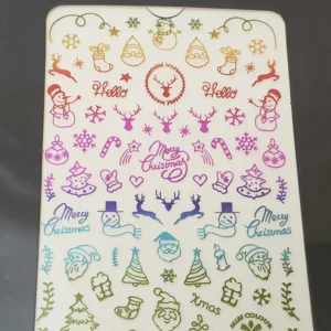 Christmas Holographic Nail Art Stickers 11 (R253)