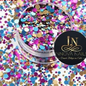 Color Round Dots Nail Decoration #9