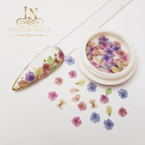 Colorful Flowers Nail Art Decoration