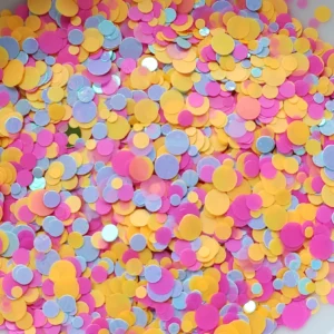 Colorful Round Dots Nail Decoration