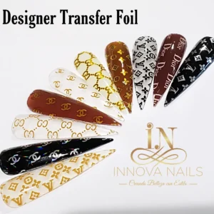 Designer Transfer Foil Nail Art Decoration  -10 pcs