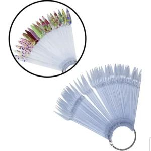 Display Clear Stilletto  tips 50 pcs