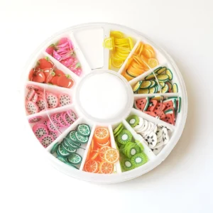 Fimo Fruit Wheel Nail Art Decoration
