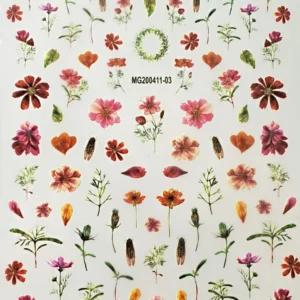 Floral Nail  Art Stickers