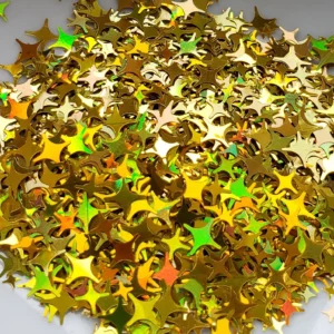 Four Angle Stars Shape Nail Decoration