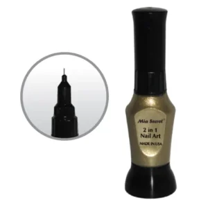 Gold 2 in 1 Nail Art