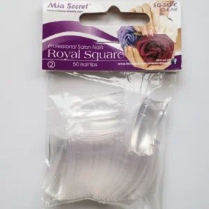 MIA SECRET - Royal Square 50 Tips Bag Refill 1-10 (Clear)