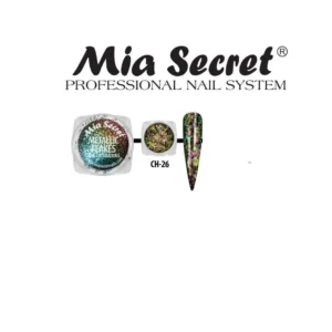 Mia Secret Metallic Flakes Nail Decorations (CH-26)