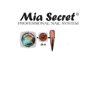 Mia Secret Metallic Flakes Nail Decorations (CH-34)