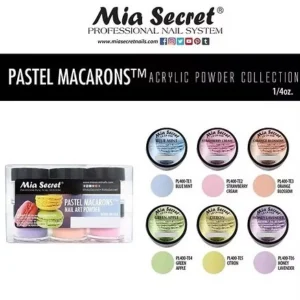 Mia Secret Pastel Macarons Acrylic Collection (6 colors)