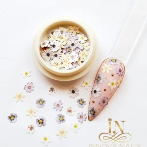 Mix Flowers Nail Art Decoration