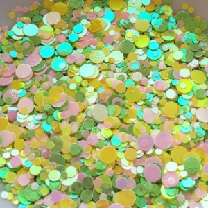 Mix Round Dots Nail Decoration