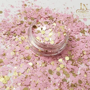 Pink and Gold #1 Nail Art Decoration