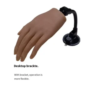 Realistic Silicone Hand  with Desktop Bracket