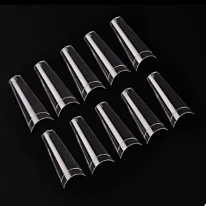 Regular Clear Coffin Nail Tips 500 Pcs  (Box Not included )