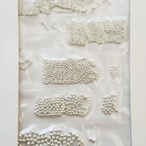 Silver Steel Beads Nail Art Decoration