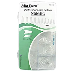 Stiletto  Clear Nail Tips 500 Pcs