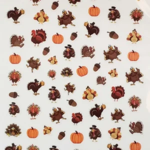 Turkey Nail Art Stickers