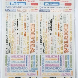 WORDS NAIL ART STICKERS